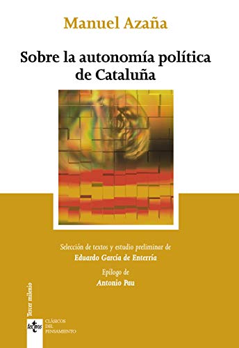 Portada del libro de SOBRE LA AUTONOMÍA POLÍTICA DE CATALUÑA.