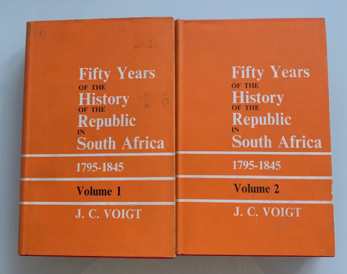 Portada del libro de FIFTY YEARS OF THE HISTORY OF THE REPUBLIC IN SOUTH AFRICA (dos tomos)