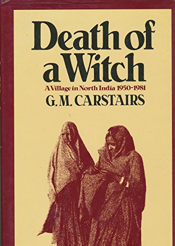 Portada del libro de DEATH OF A WITCH: A Village in North India 1950-1981
