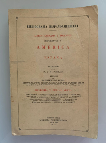 Portada del libro de LIBROS ANTIGUOS Y MODERNOS REFERENTES A AMÉRICA Y ESPAÑA