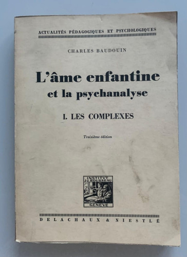 Portada del libro de L'ÂME ENFANTINE ET LA PSYCHANALYSE
