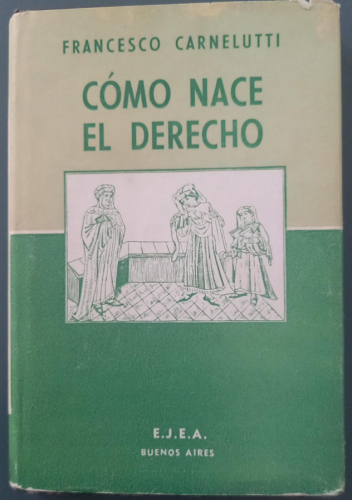Portada del libro de Cómo nace el derecho