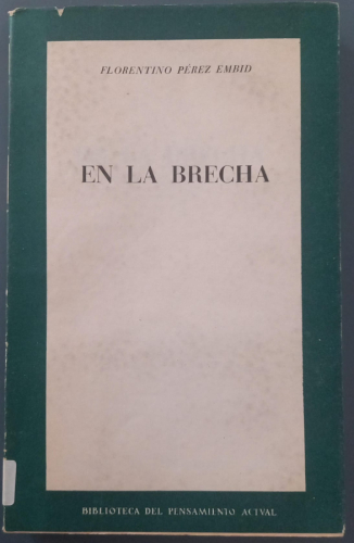 Portada del libro de En la brecha