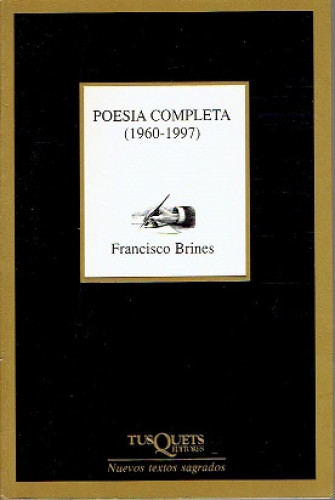Portada del libro de Poesía completa (1960-1997) 