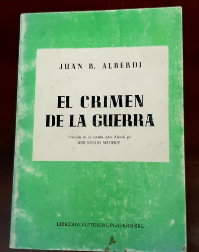 Portada del libro de EL CRIMEN DE LA GUERRA 
