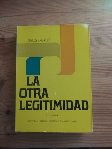 Portada del libro de LA OTRA LEGITIMIDAD