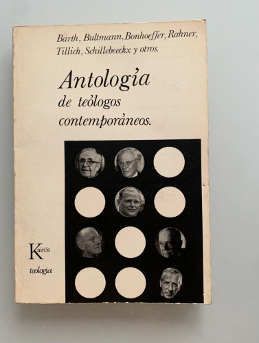 Portada del libro de ANTOLOGÍA DE TEÓLOGOS CONTEMPORÁNEOS