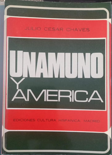 Portada del libro de Unamuno y América

