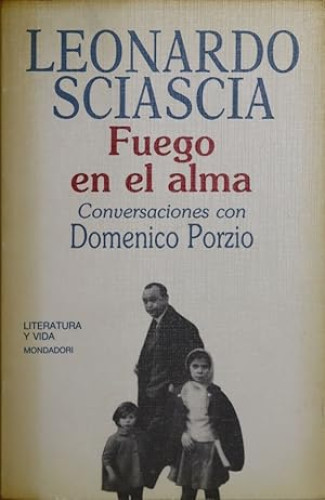Portada del libro de Fuego en el alma - Conversaciones con Domenico Porzio
