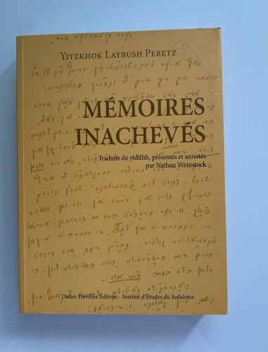 Portada del libro de MÉMOIRES INACHEVÉS