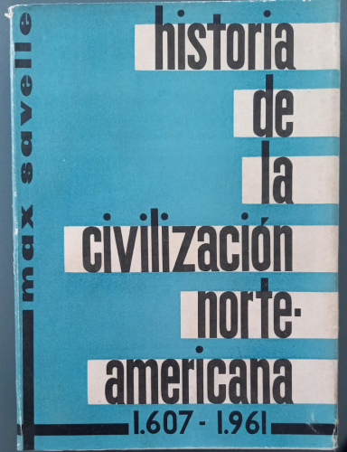 Portada del libro de Historia de la civilización norte-americana 