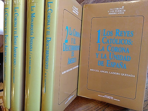 Portada del libro de LA CORONA Y LOS PUEBLOS AMERICANOS (5 tomos)