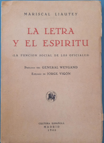 Portada del libro de La letra y el espíritu 