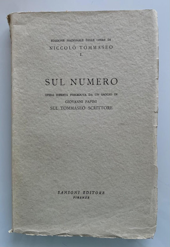 Portada del libro de SUL NUMERO