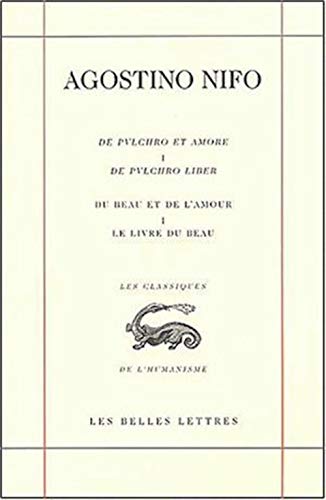 Portada del libro de DE PVLCHRO ET AMORE I DE PVLCHRO LIBER - DU BEAU ET DE L'AMOUR I LE LIVRE DU BEAU