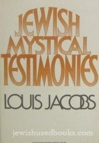 Portada del libro de JEWISG MYSTICAL TESTIMONIES