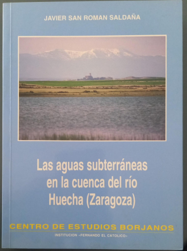 Portada del libro de LAS AGUAS SUBTERRÁNEAS EN LA CUENCA DEL RÍO HUECHA (ZARAGOZA)