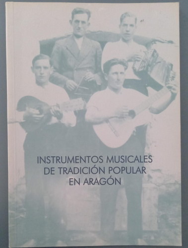 Portada del libro de Instrumentos musicales de tradición popular en Aragón