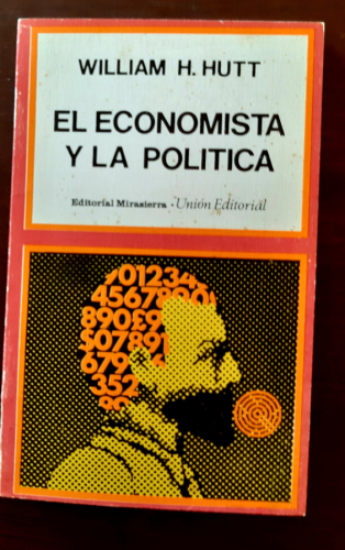 Portada del libro de El economista y la política