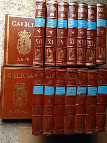 Portada del libro de GALICIA ARTE / HISTORIA (16 tomos - completa)