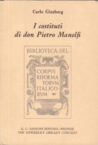 Portada del libro de I COSTITUTI DI DON PIETRO MANELFI