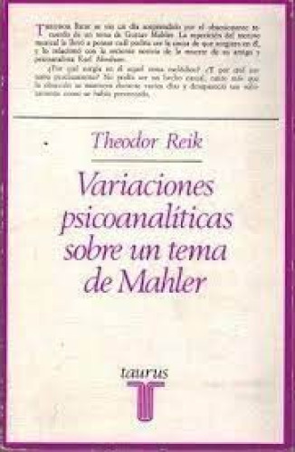 Portada del libro de Variaciones psicoanalíticas sobre un tema de Mahler