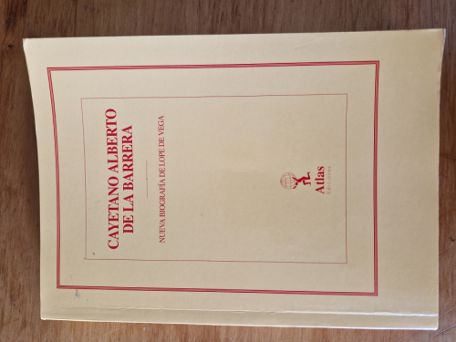 Portada del libro de Nueva biografía de Lope de Vega. 