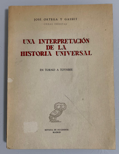 Portada del libro de UNAS INTERPRETACIÓN DE LA HISTORIA UNIVERSAL