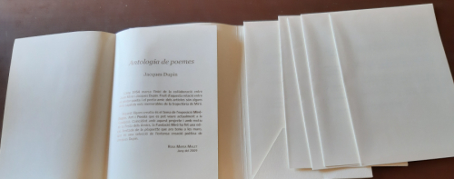 Portada del libro de ANTOLOGÍA DE POEMES. 