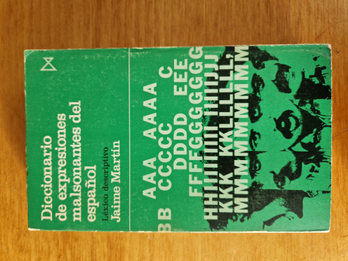Portada del libro de Diccionario de expresiones malsonantes del español