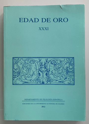 Portada del libro de EDAD DE ORO XXXI