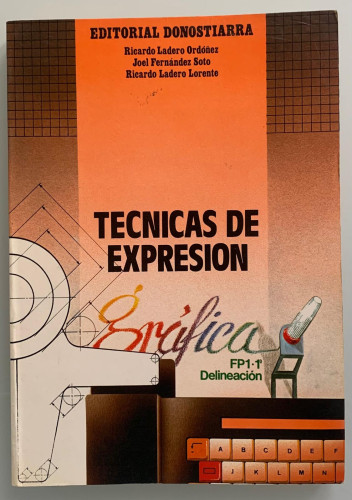 Portada del libro de TÉCNICAS DE EXPRESIÓN - FP1 1º DELINEACIÓN