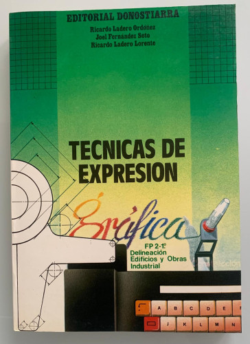 Portada del libro de TÉCNICAS DE EXPRESIÓN FP2 1º DELINEACIÓN