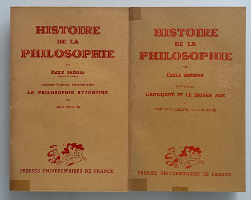 Portada del libro de HISTOIRE DE LA PHILOSOPHIE (2 tomos)