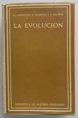 Portada del libro de LA EVOLUCIÓN