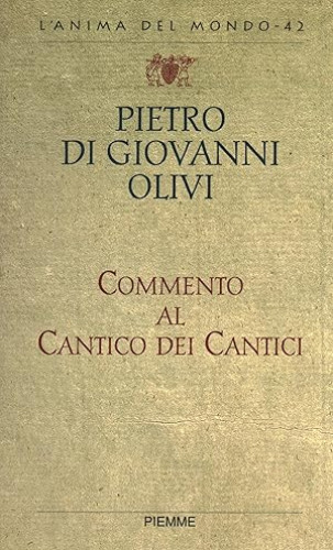 Portada del libro de COMMENTO AL CANTICO DEI CANTICI