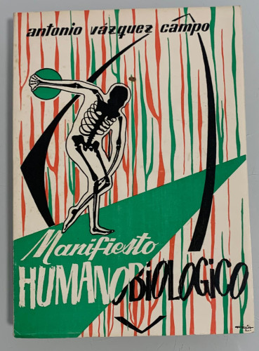 Portada del libro de MANIFIESTO HUMANOBIOLÓGICO (dedicado por el autor)