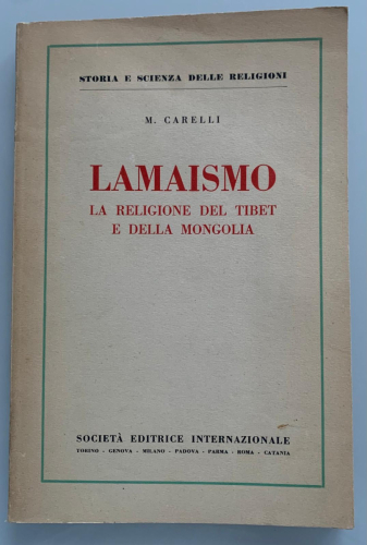 Portada del libro de LAMAISMO. La religione del Tibet e della Mongolia