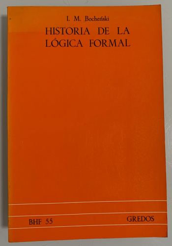 Portada del libro de HISTORIA DE LA LÓGICA FORMAL