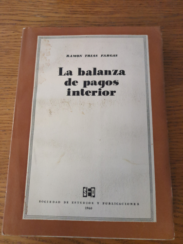 Portada del libro de La balanza de pagos interior