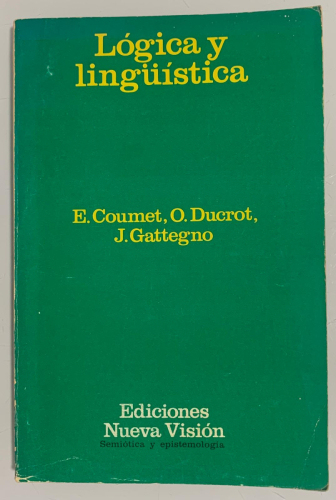 Portada del libro de LÓGICA Y LINGÜÍSTICA