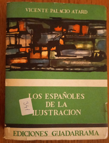 Portada del libro de Los españoles de la Ilustración 