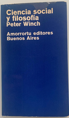 Portada del libro de CIENCIA SOCIAL Y FILOSOFÍA