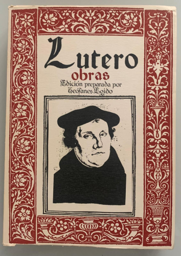 Portada del libro de LUTERO OBRAS