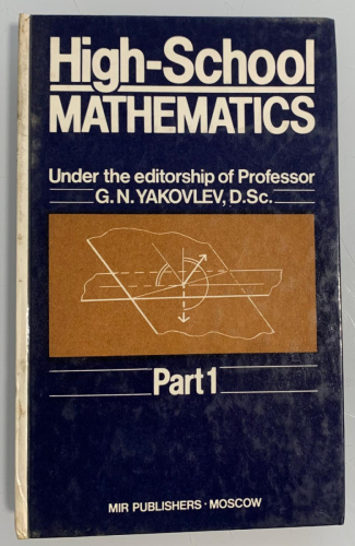 Portada del libro de HIGH-SCHOOL MATHEMATICS