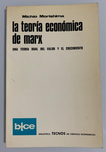 Portada del libro de LA TEORÍA ECONÓMICA DE MARX