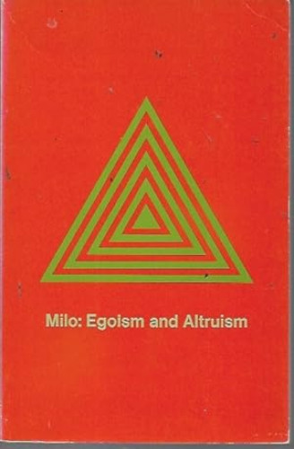 Portada del libro de EGOIMS AND ALTRUISM