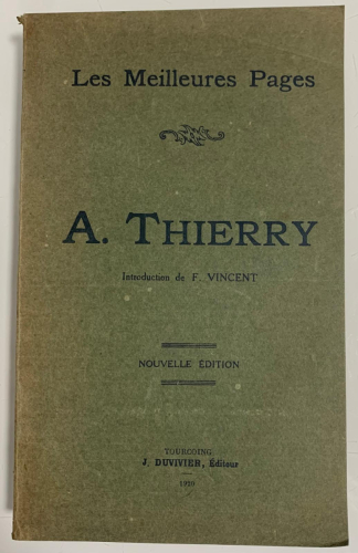 Portada del libro de AUGUSTIN THIERRY