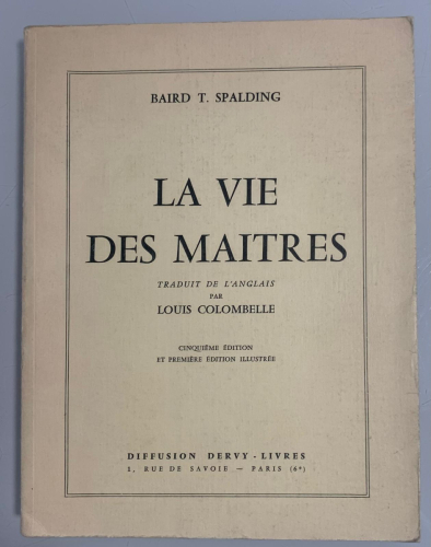 Portada del libro de LA VIE DES MAITRES