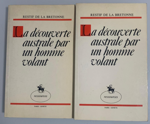 Portada del libro de LA DÉCOUVERTE AUSTRALE PAR UN HOMME VOLANT (2 tomos)